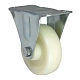 Мебельное полиэтиленовое колесо 75 мм (площадка, неповоротное) - FCpp 35